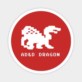 Bad Dragon (white) Magnet